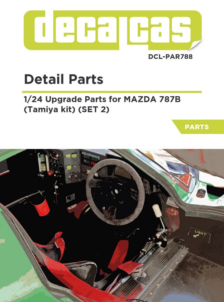 DCL-PAR788: Detail up set for 1/24 scale models: Mazda 787B